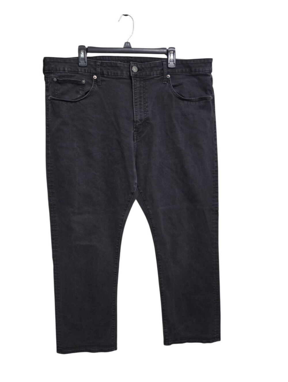 American Eagle Mens Next Level Flex Black Straight Leg Jeans 40X30